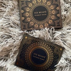 Ace beaute vintage dawn and scarlet dusk eyeshadow
